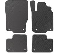 Carsio Rubber Car Mats For Mercedes Benz W166 ML GL & GLE 2011-19 Tailored Fit Floor Mat Set Complete Accessory Black Custom Fitted - All Weather & Heavy Duty, Anti-Slip Backing with Clips