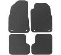 Carsio Rubber Car Mats For MG MG3 2011 to 2024 Tailored Fit Floor Mat Set Complete Accessory Black Custom Fitted - All Weather & Heavy Duty, Anti-Slip Backing with Clips