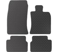 Carsio Rubber Car Mats For MINI Clubman 2007-2015 (R55) Tailored Fit Floor Mat Set Complete Accessory Black Custom Fitted - All Weather & Heavy Duty, Anti-Slip Backing with Clips