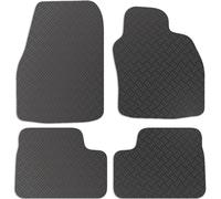 Carsio Rubber Car Mats For Vauxhall Astra H 2004-2009 no clips Tailored Fit Rubber Floor Mat Set Complete Accessory Black Custom Fitted - Anti-Slip Backing, Heavy Duty & Waterproof