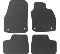 Carsio Rubber Car Mats For Vauxhall Astra Twin Top Convertible Tailored Fit Floor Mat Set Complete Accessory Black Custom Fitted - All Weather & Heavy Duty, Anti-Slip Backing with Clips