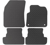 Carsio Rubber Car Mats For Vauxhall Grandland PHEV 2020+ Onwards Tailored Fit Floor Mat Set Complete Accessory Black Custom Fitted - All Weather & Heavy Duty, Anti-Slip Backing with Clips