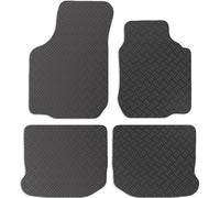 Carsio Rubber Car Mats For VW Golf Mk4 1997-2004 (no clips) Tailored Fit Floor Mat Set Complete Accessory Black Custom Fitted - All Weather & Heavy Duty, Anti-Slip Backing with Clips