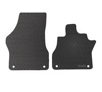Carsio Rubber Car Mats For VW ID Buzz MPV 2022+ Tailored Fit Floor Mat Set Complete Accessory Black Custom Fitted - All Weather & Heavy Duty, Anti-Slip Backing with Clips