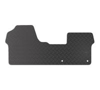 Carsio Rubber Tailored Cab Floor Mats For Peugeot Expert Van 2016+ Onwards Tailored Fit Floor Mat Set Complete Accessory Black Custom Fitted - All Weather & Heavy Duty, Anti-Slip Backing