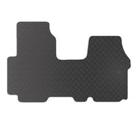 Carsio Rubber Van/Cab Mats For Vauxhall Vivaro Van 2001 to 2014 Tailored Fit Floor Mat Set Complete Accessory Black Custom Fitted - All Weather & Heavy Duty, Anti-Slip Backing