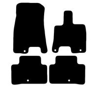 Carsio Tailored Carpet Car Floor Mats For Genesis GV70 2021+ Onwards Tailored Fit Floor Mat Complete Accessory Black Custom Fitted - All Weather, Anti-Slip Backing & Black Trim