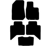 Carsio Tailored Carpet Car Floor Mats For Isuzu D-Max 2021+ Onwards Tailored Fit Floor Mat Complete Accessory Black Custom Fitted - All Weather, Anti-Slip Backing & Black Trim