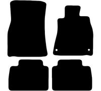 Carsio Tailored Carpet Car Floor Mats For Lexus LS460 2006+ Onwards Tailored Fit Floor Mat Complete Accessory Black Custom Fitted - All Weather, Anti-Slip Backing & Black Trim