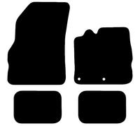 Carsio Tailored Carpet Car Floor Mats For Renault Megane Coupe 2008-2016 Tailored Fit Floor Mat Complete Accessory Black Custom Fitted - All Weather, Anti-Slip Backing & Black Trim