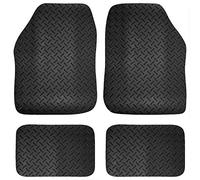 Carsio Universal Car or Van Floor Mats 4PC Set Non Slip Rubber