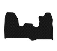 Carsio Van Mats For Ford Transit Custom SWB 2013> Tailored Fit Rubber Floor Mat Set Complete Accessory Black Custom Fitted - Anti-Slip Backing, Heavy Duty & Waterproof