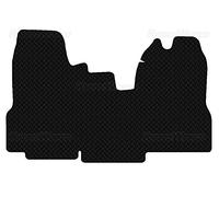 Carsio Van Mats For Ford Transit Van 2010-2014 Tailored Fit Rubber Floor Mat Set Complete Accessory Black Custom Fitted - Anti-Slip Backing, Heavy Duty & Waterproof