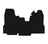 Carsio Van Mats For Ford Transit Van 2010-2014 Tailored Fit Rubber Floor Mat Set Complete Accessory Black Custom Fitted - Anti-Slip Backing, Heavy Duty & Waterproof