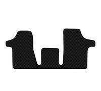 Carsio Van Mats For Mercedes Vito Van 2003 - Onwards Black Floor Rubber Tailored Van Mat Tailored Fit Rubber Floor Mat Set Complete Accessory Black Custom Fitted - Anti-Slip Backing