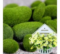 CarsMinders Moss balls,artificial moss, 3 sizes of Moss balls, fake moss,suitable for indoor decoration, floral arrangements, artificial moss for indoor plant pots and plant pot decoration(20 Pies)