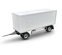 Carson 1:14 2-Axle Boxed Trailer