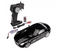 Carson 500404310 1:24 Mercedes Benz SLS AMG 2.4G 100% RTR Black Remote Control Car, LED Lighting, RC Car, RC Car, RC Car, RC Car 1:24, Remote Controlled Toy
