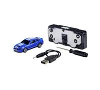 Carson 1:60 Nano Racer Ford Mustang ShelbyGT500 Blue - Remote Control Car, RC Vehicle, Toy for Children, Remote Control, RC Car, 2.4 GHz Remote Control
