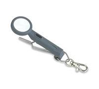 Carson 4.5x Fish'n Grip Pro LED Magnifier with Reverse Action Tweezers, Magnetic Hook Cleaner and Line Cutter