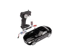 Carson 500404310 1:24 Mercedes Benz SLS AMG 2.4G 100% RTR Black Remote Control Car, LED Lighting, RC Car, RC Car, RC Car, RC Car 1:24, Remote Controlled Toy