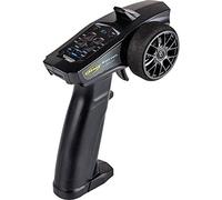 Carson 500500102 Reflex Wheel Start 2.4G Radio, Model Building, Accessories, Remote Control, Receiver, 3 Channels, Tamiya Kit Compatible, Black