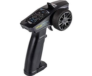 Carson 500500102 Reflex Wheel Start 2.4G Radio, Model Building, Accessories, Remote Control, Receiver, 3 Channels, Tamiya Kit Compatible, Black