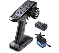Carson 500500111 FS 3K Reflex Wheel Pro 4 2.4GHz + 5 kg Servo Remote Control Model Building, Accessories, Receiver, RC Spark, 2 4 GHz Remote Control, Trim Function