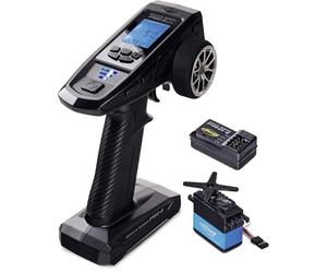 Carson 500500120 FS 4K Reflex Wheel Pro 4 2.4GHz LCD 6 kg Servo - RC Accessories, Model Building Accessories, Tuning Set, RC Remote Control