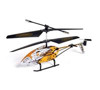 Carson 500507151 Eagle 220 Autostart 2.4 GHz - Remote Controlled Helicopter, Rugged RTF (Ready to Fly) Model for Beginners, with Take-off and Landing Function, for Kids from 8 Years, Grey, 1 Piece