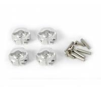 Carson 500530003 Aluminum Wheel 12mm Hex Drive Adapter (4 Pcs.) Tamiya TT01/TT02