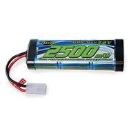 Carson 500608222-7.2 V/2500 mAh NiMH Race Battery TAM, Rechargeable, with Tamiya Plug, Battery Pack for RC Car, Replacement Battery Remote Controlled Vehicle, Model Making