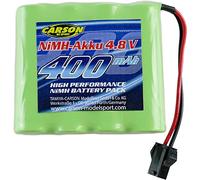 Carson 500608240 4.8 V/400 mAh NiMH Battery RC-BAU JST - RC Battery, Replacement Battery for Remote Controlled Cars, RC Car, Battery for RC Models, RC Battery