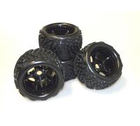 Carson 500900138 - X10Et Beat Warrior Tire Set (4) - New