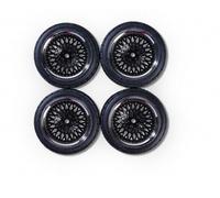 Carson 500900199 - 1:10 Wheelset Rally Design3 (4) chr/schw - New