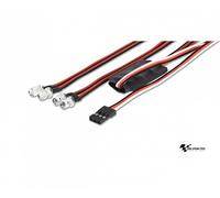 Carson 500906239 LED Light Set 2+2 via Radio, Part, Model Making, Accessories, Tuning Parts