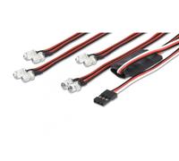 Carson 500906240 - LED Light Set 4+4 Over Radio - New