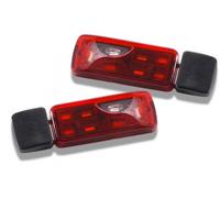 Carson 500907038 - 1:14 6-Chamber Taillights Tractor (2) - New