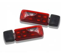 Carson 500907038 - 1:14 6-Chamber Taillights Tractor (2) - New