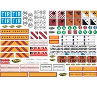 Carson Decal Sheet 500907086 - 1:14 Truck Warning Symbols - New