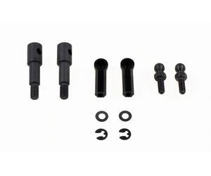 Carson 500907091/C907091 High Precision Steel Truck Wheel Axle (2 Pcs.) (Tamiya)