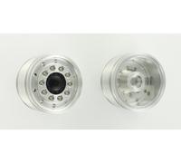 Carson 500907159 - 1:14 Aluminum Front Wheel Rim Wide/Round. (2) - New