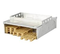 Carson 500907379 1:14 Aluminium Pallet Box with 6 Pallets Brown