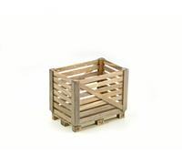 Carson 500907609 1:14 Wooden Mesh Box on Euro Pallet - Model Making, Accessories for Trucks, Trucks, RC Trucks, RC Trucks, Remote Controlled Trucks