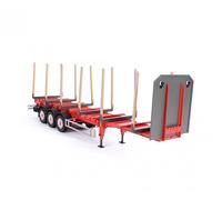 Carson 500907629 - 1:14 3-Axle Stake Trailer, New Loading Area - New