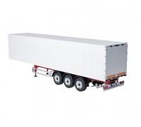 Carson 500907792 1:14 3-Axle Koffer Trailer Ver.III White Kit