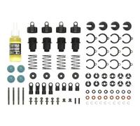 Carson 500908234 Tuning Set TT-02 for Tamiya Chassis Part Model Making Accessories Tuning Parts Black