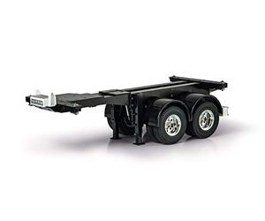 Carson 907334 1:14 20 ft Container Trailer Ride Kit, RC, Accessories for Tamiya Trucks, Spare Parts, Tuning Parts, Model Building, Made in Germany, 500907334, Black