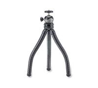 Carson BoaPod Flexible Leg Travel Tripod with Universal Smartphone Adapter and Wireless Remote Shutter Button (TR-050),Black
