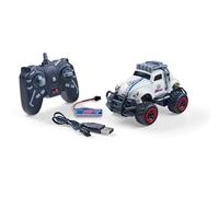Carson 500404317 1:32 VW Beetle Rally 2.4GHz RTR White - Remote Control Car, Vehicle, Driving Time 60 Min, RC Car for Children, Toy for Children, Remote Control Car